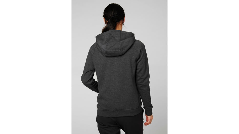 Helly Hansen F2F Cotton Hoodie - Womens, Ebony, Small, 62936980-S