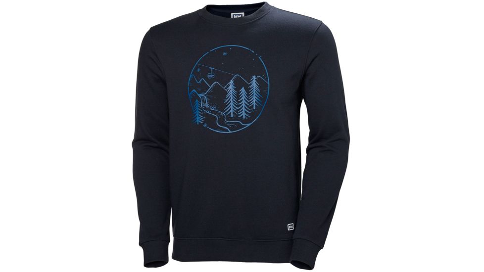 Helly Hansen F2F Cotton Sweater - Mens, Navy, Small, 62933-597-S