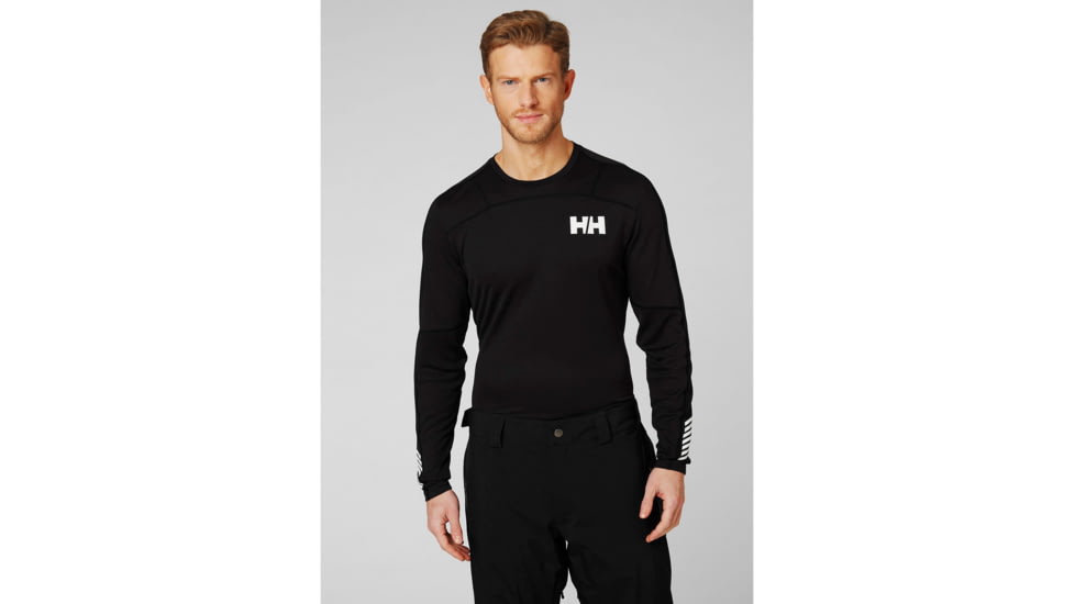 Helly Hansen HH Lifa Active Crew - Mens, Black, Extra Large, 48308-991-XL