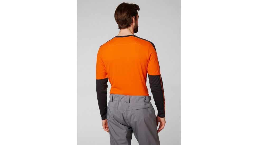 Helly Hansen HH Lifa Active Crew - Mens, Bright Orange, Small, 48308-226-S