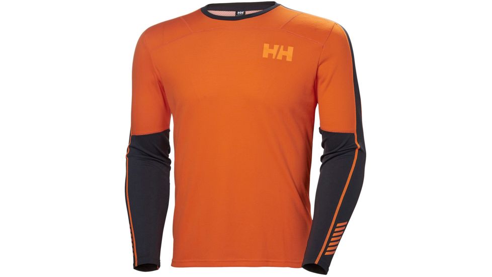 Helly Hansen HH Lifa Active Crew - Mens, Bright Orange, Small, 48308-226-S