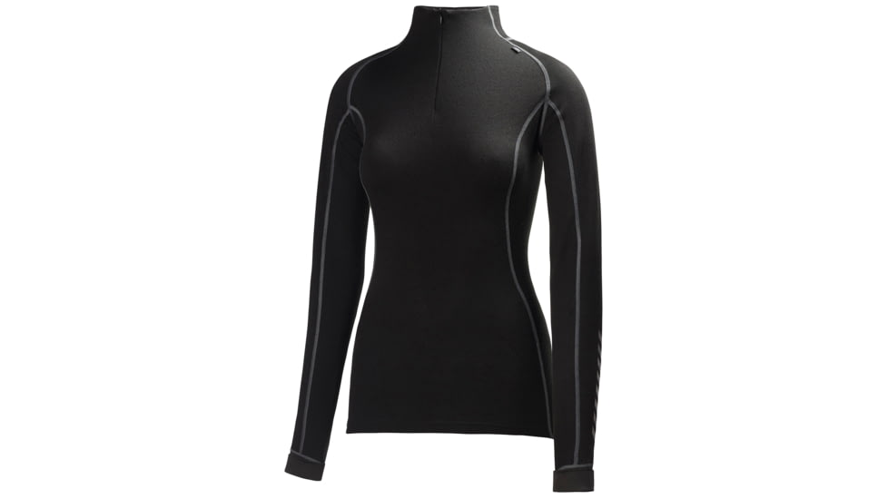 Helly Hansen HH Warm Freeze 1/2 Zip - Women's-Black/Black Cuffs-Large