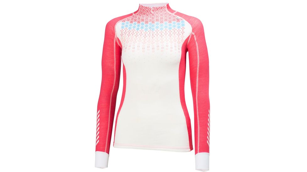 Helly Hansen HH Warm Freeze 1/2 Zip - Womens-Pink Glow Print-X-Small