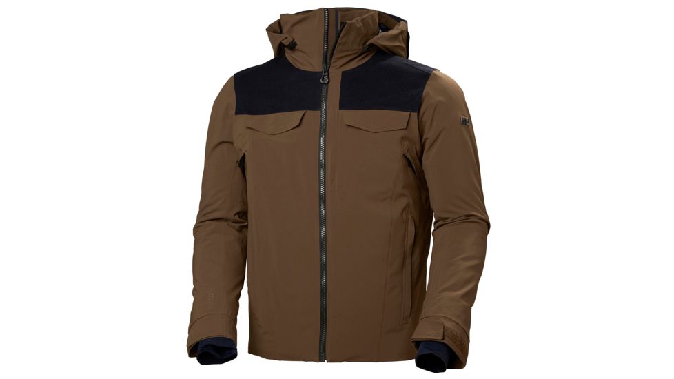 Helly Hansen Jackson Jacket - Mens, Bark Brown, Large, 65658763-L