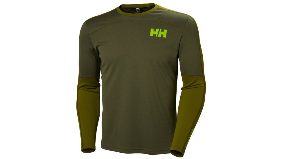 Helly Hansen Lifa Active Crew - Mens, Ivy Green, Extra Large, 48308-491-XL