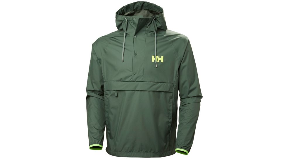 Helly Hansen Mens Loke Packable Anorak, Jungle Green, Small, 62790-390-S