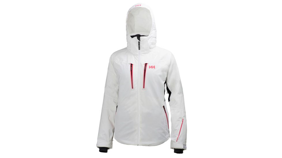 Helly Hansen Motion Stretch Jacket - Womens-White/Pink-Large