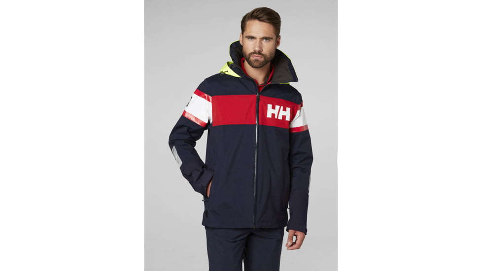 Helly Hansen Salt Flag Jacket - Mens, Navy, Small, 33909597-S