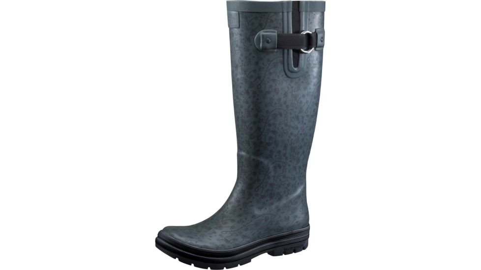 Helly Hansen Veierland 2 Graphic Rubber Boot - Women's-Rock/Jet Black-Medium-10