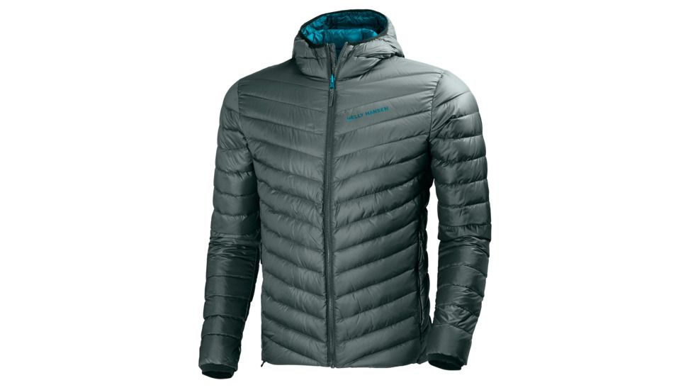 Helly Hansen Verglas Hooded Down Insulator Jacket - Men's-Rock-Small