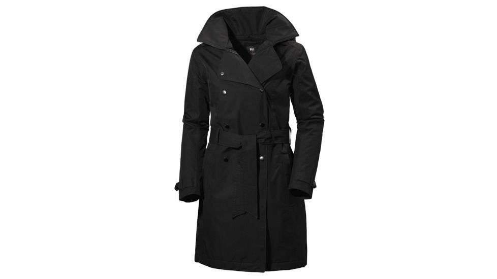 Helly Hansen Welsey Trench Insulated Jacket - Women's-Black-Large