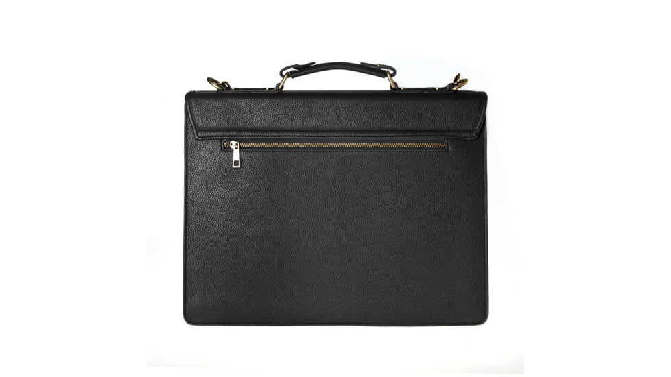 Hero Briefcase Mckinley Series 545BLA Better Than Leather, Black HROB545BLA