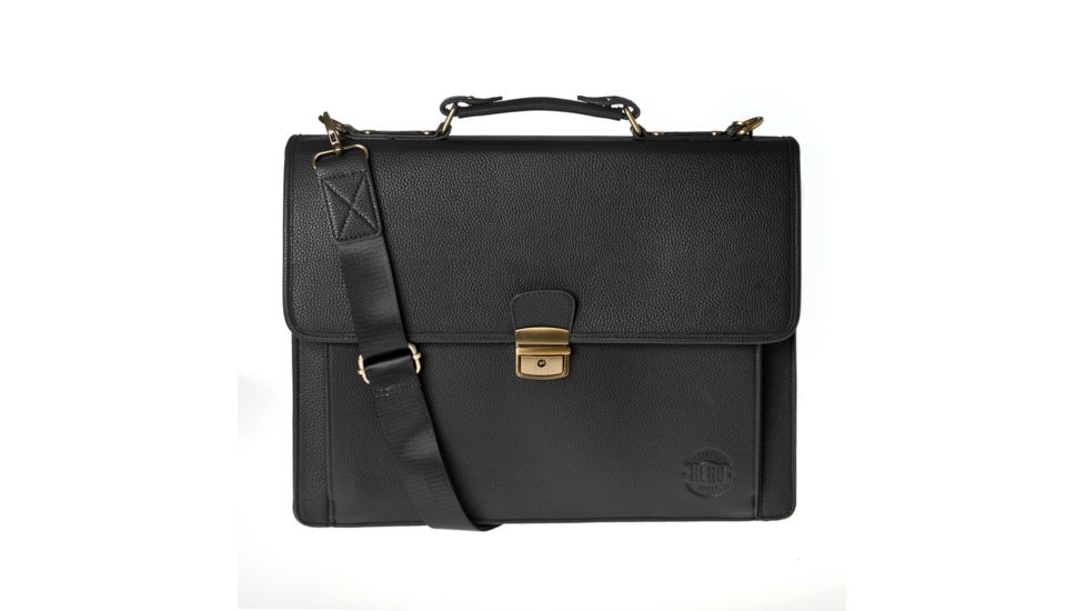 Hero Briefcase Mckinley Series 545BLA Better Than Leather, Black HROB545BLA