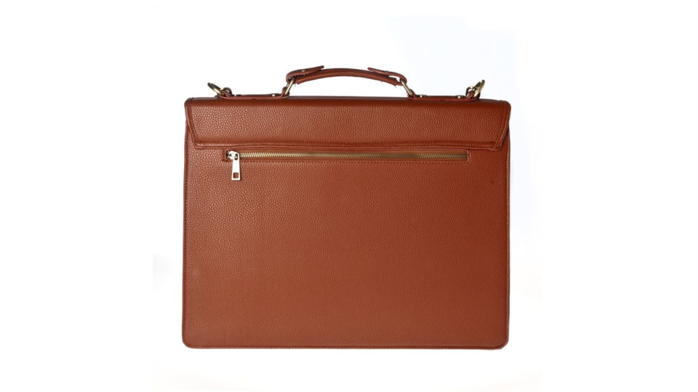 Hero Briefcase Mckinley Series 545BRN Better Than Leather, Brown HROB545BRN