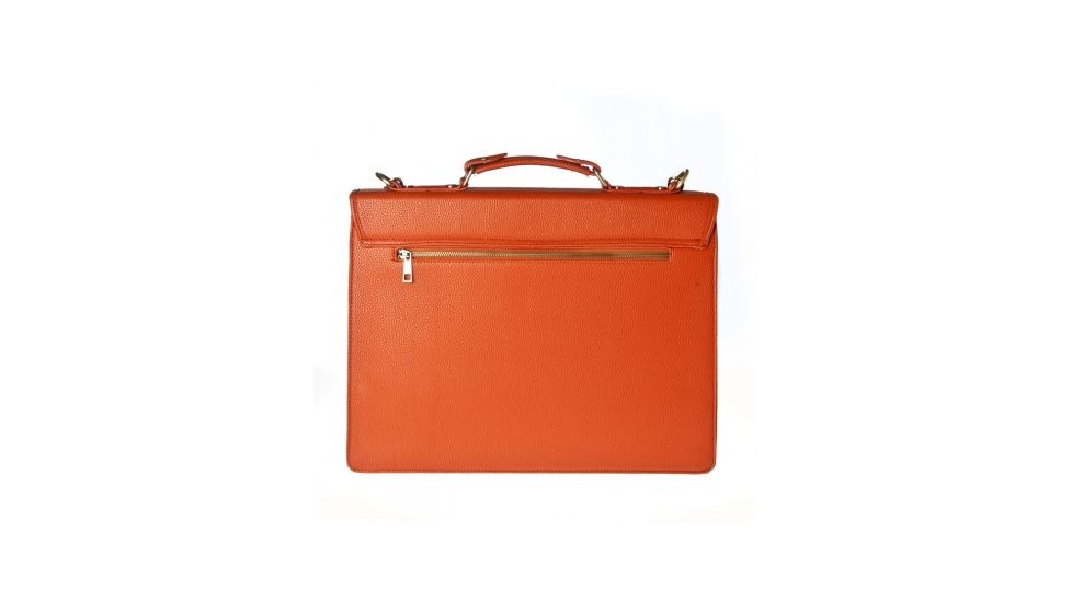 Hero Briefcase Mckinley Series 545ORG Better Than Leather, Orange HROB545ORG