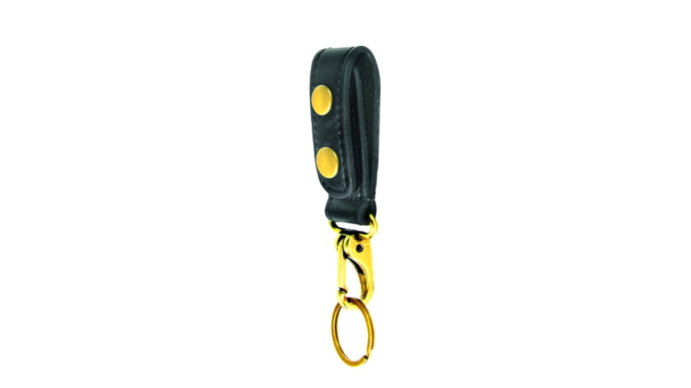 HEROs PRIDE AirTek Metal Clip Standard Key Holder, Brass Hardware, Plain, Black, 1487PA