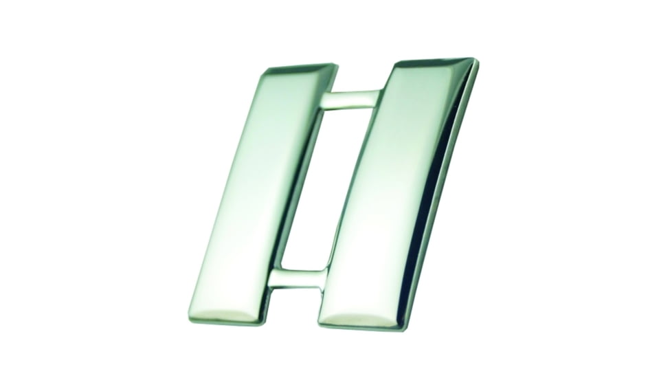 Captain Smooth Pin, Regular 1" High, Clutch Back - Pair