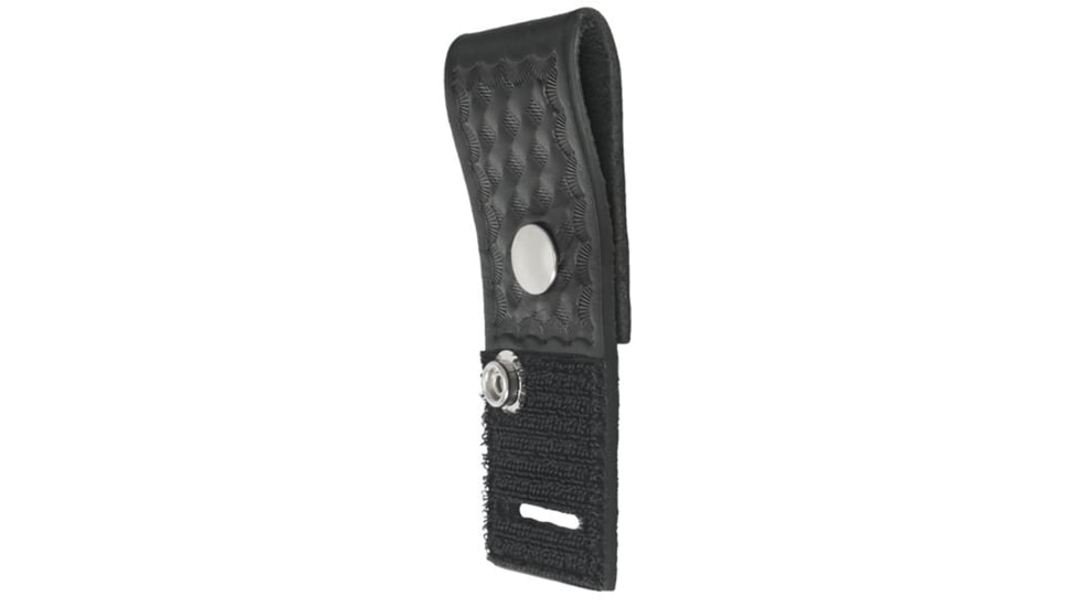 HERO'S PRIDE Leather Mic Holder, Basketweave, Nickel, 1516WN-01