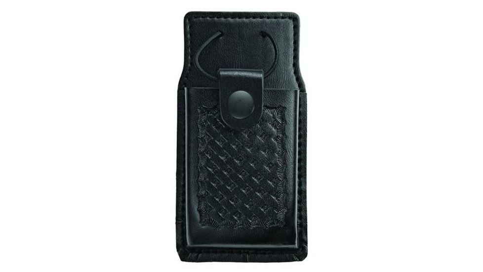 Hero's Pride Radio Case w/ Swivel, Medium, AirTek, BW, Black Snap, Medium 1440BWB