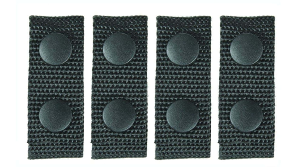 HEROS PRIDE Ballistic Deluxe Belt Keepers, 1in, Fits 2.25in Belt, Pack of 4, 1197