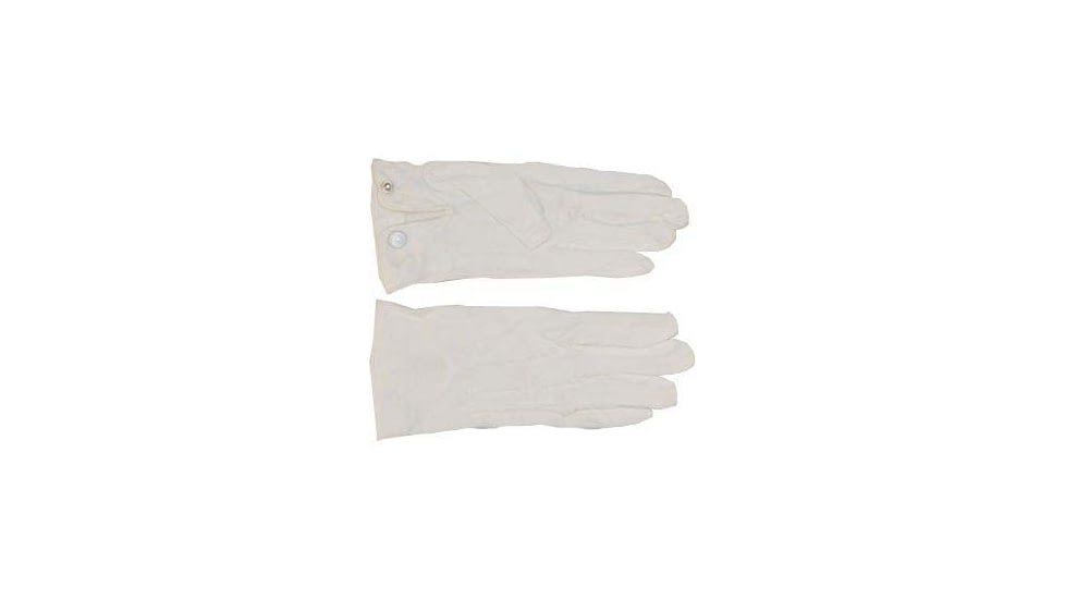 HEROS PRIDE Parade Slip-on Gloves - Nylon Stretch W/ Raised Pointing - Unisex White - 8782W-W1