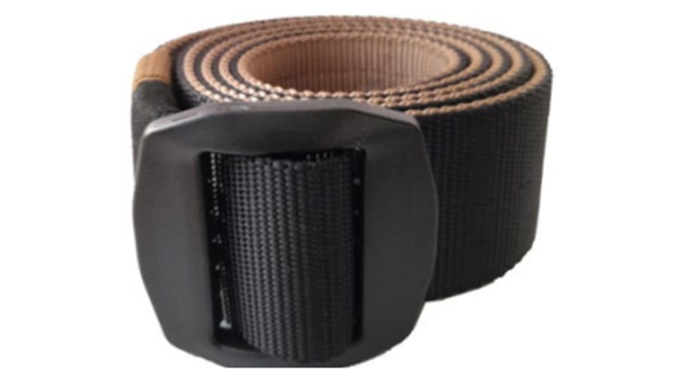 HEROS PRIDE Tactical Edc Reversible Belt W/ Black Buckle, Coyote - 1342X-5-L-38