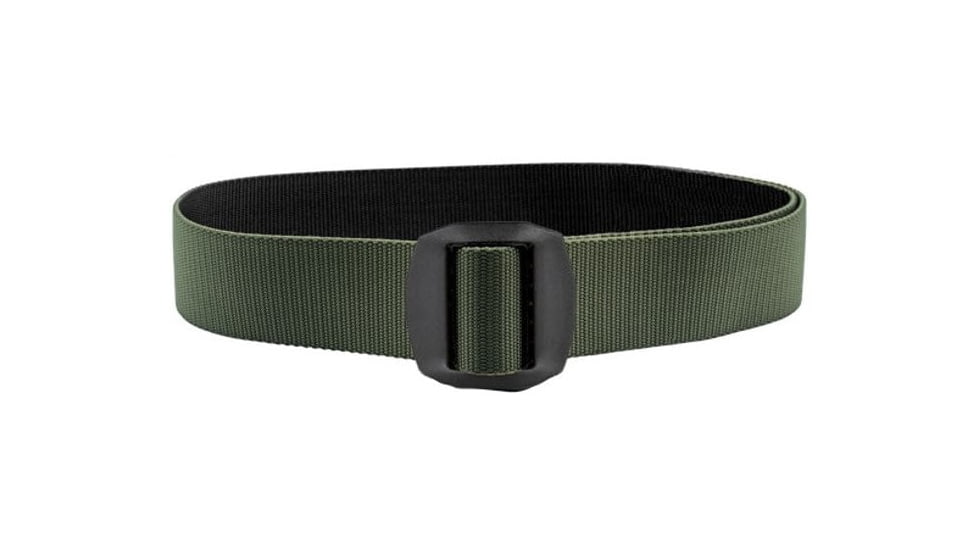 HEROS PRIDE Tactical Edc Reversible Belt W/ Black Buckle, Od Green - 1342X-6-L-38
