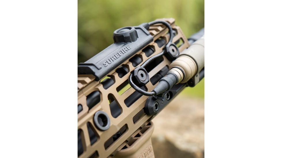 Herrington Arms HA Cable Lock for Surefire, Streamlight &amp; Sig Sauer Pressure Pad Cables, Black, HACABLELOCK-BL