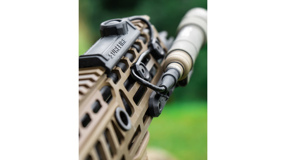 Herrington Arms HA Cable Lock for Surefire, Streamlight &amp; Sig Sauer Pressure Pad Cables, Black, HACABLELOCK-BL