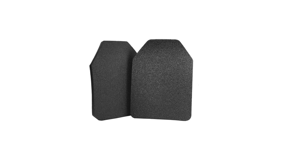 Hesco 800 Series 3800 Level III Stand Alone Armor Plate, Small SAPI Cut, Black, 3800C-SA-MC-S
