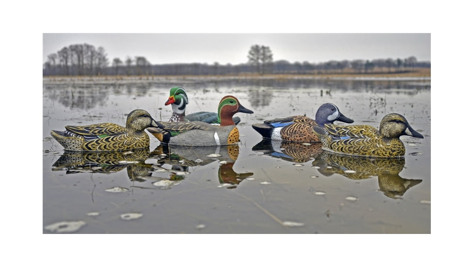Higdon Outdoors 19993 Standard Puddle Pack Early Season Multi Color Teal/Wood Duck