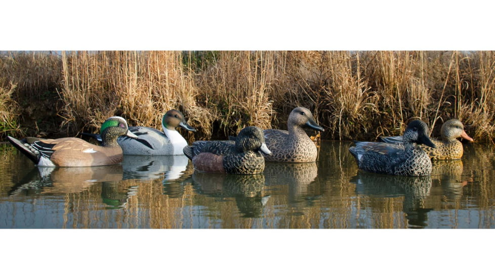 Higdon Outdoors Battleship Puddle Pack Decoy, Foam Filled, 6 Pack, Larger than Lifesize, 16993