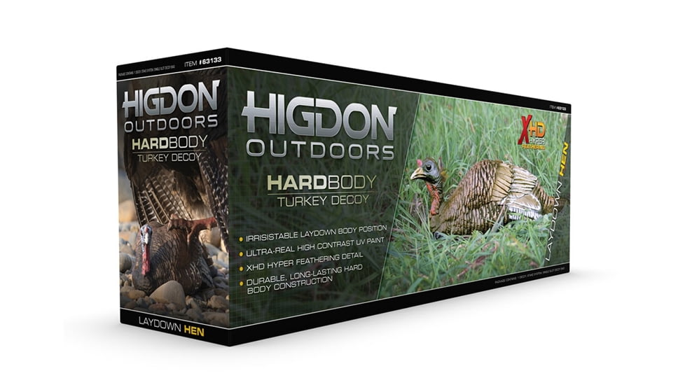 Higdon Outdoors Hard Body Laydown Hen Turkey Decoy, 63133