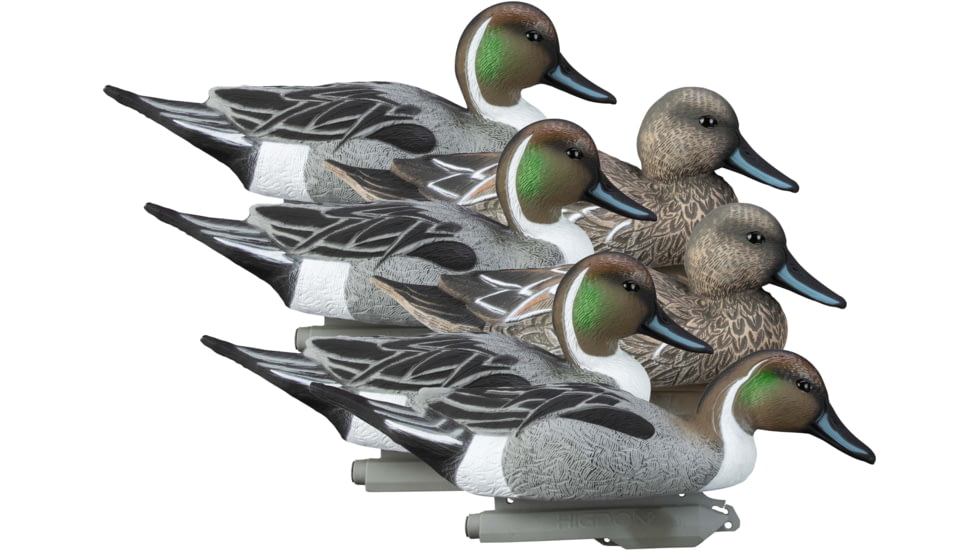 Higdon Outdoors Pintail Foam Filled Floaters Decoy, 6 Pack, Smaller than Lifesize, 19521
