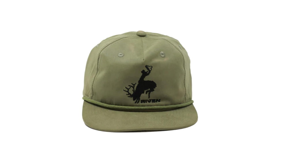 Higdon Outdoors Riven Bucking Elk Rope Hat Loden Green, 65009
