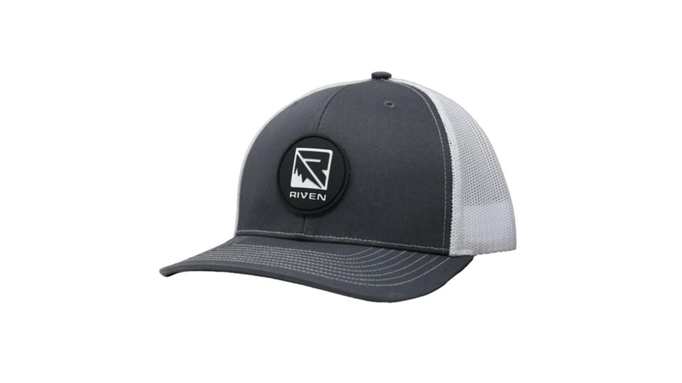 Higdon Outdoors Riven Logo Patch Hat Grey/White, 65011