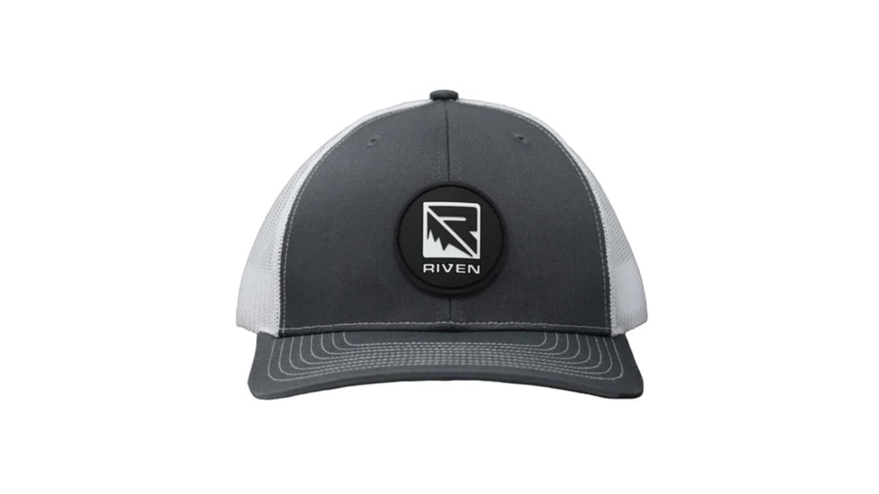 Higdon Outdoors Riven Logo Patch Hat Grey/White, 65011