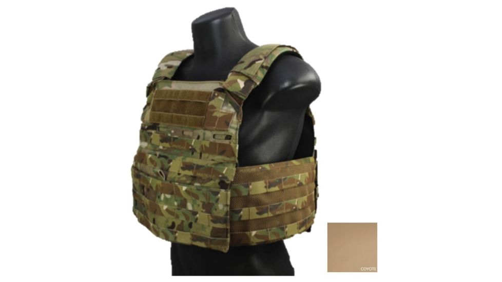 High Ground Gear Advanced Plate Carrier, Regular, Coyote, 8x10, 10x12, HG-8420-4