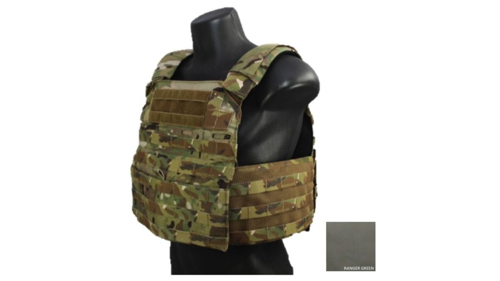 High Ground Gear Advanced Plate Carrier, Regular, Ranger Green, 8x10, 10x12, HG-8420-5