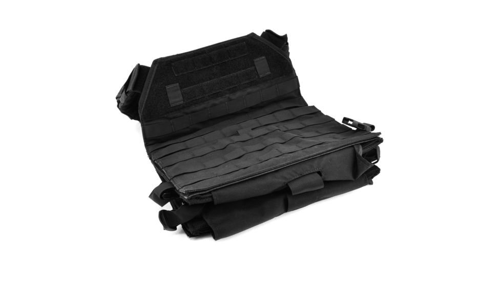 High Ground Gear Advanced Plate Carrier V2, Black, ESAPI, X-Large, 11.00in x14.00in, HG-8474-6