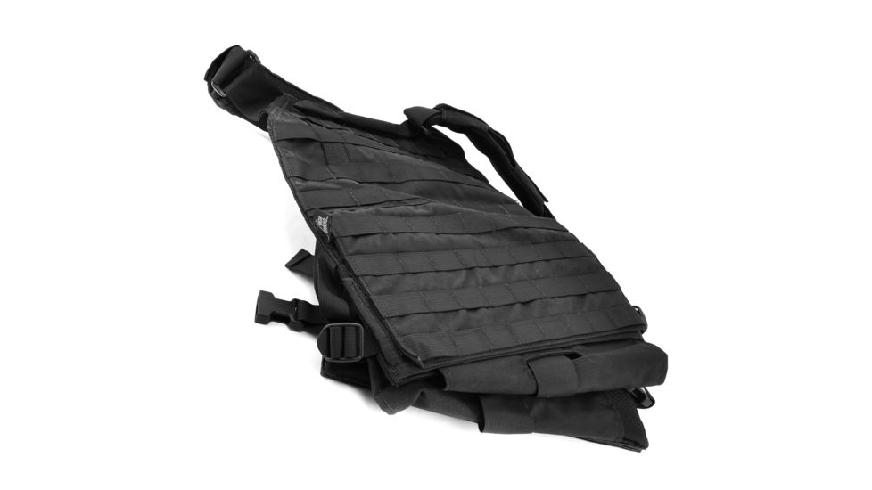 High Ground Gear Advanced Plate Carrier V2, Black, ESAPI, X-Large, 11.00in x14.00in, HG-8474-6