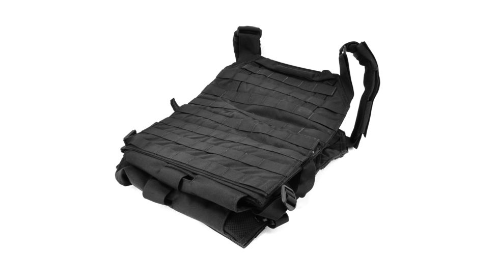 High Ground Gear Advanced Plate Carrier V2, Black, ESAPI, X-Large, 11.00in x14.00in, HG-8474-6