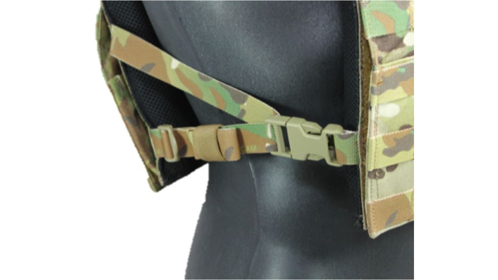 High Ground Gear Basic Plate Carrier, Regular, Multi-Cam, 8x10, 10x12, HG-8430-1