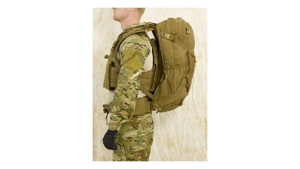 High Ground Gear HG 3 Day Pack with SM/MD Waist Belt, Coyote, S/M, HG-8361-4