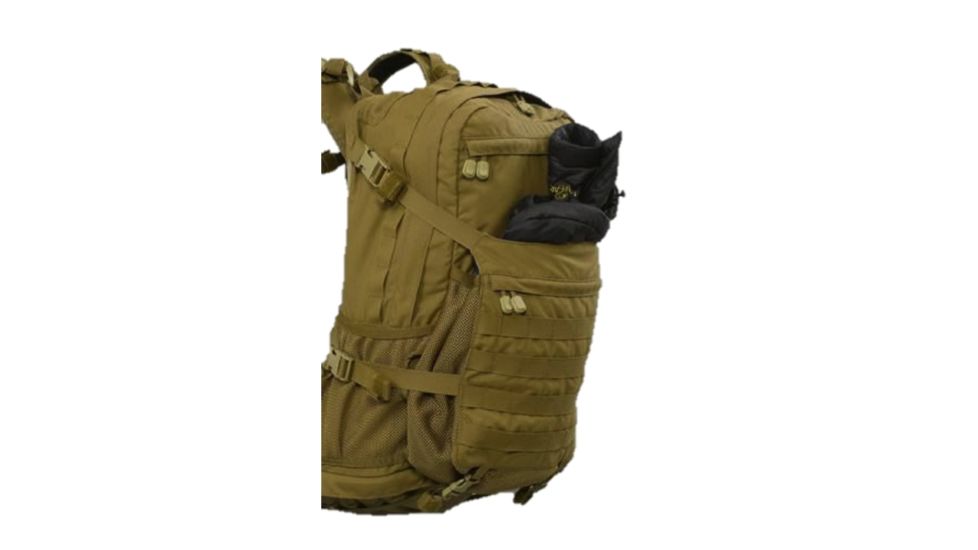 High Ground Gear HG 3 Day Pack with SM/MD Waist Belt, Coyote, S/M, HG-8361-4