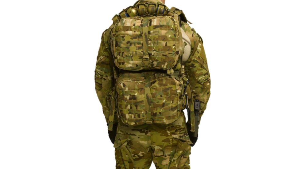 High Ground Gear HG Rigid-Frame, Modular Trauma Pack with SM/MD Waist Belt, Multi-Cam, HG-8317-1