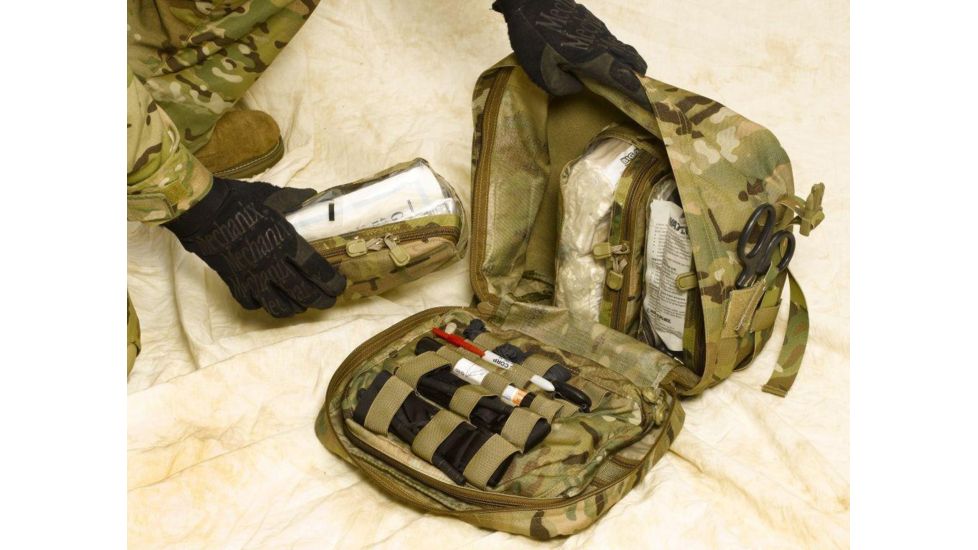 High Ground Gear HG Rigid-Frame, Modular Trauma Pack with SM/MD Waist Belt, Multi-Cam, HG-8317-1