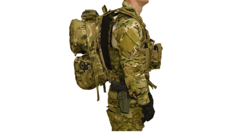 High Ground Gear HG Rigid-Frame, Modular Trauma Pack with SM/MD Waist Belt, Multi-Cam, HG-8317-1