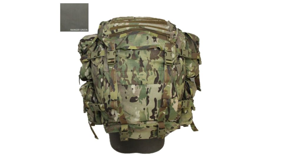 High Ground Gear HG Summit 5 Day Backpack with SM/MD Waistbelt, Ranger Green, S/M, HG-8383-5