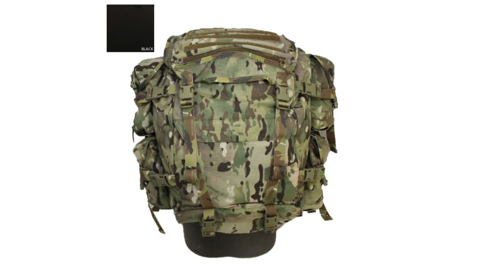 High Ground Gear HG Summit 5 Day Backpack with SM/MD Waistbelt, Black, S/M, HG-8383-6
